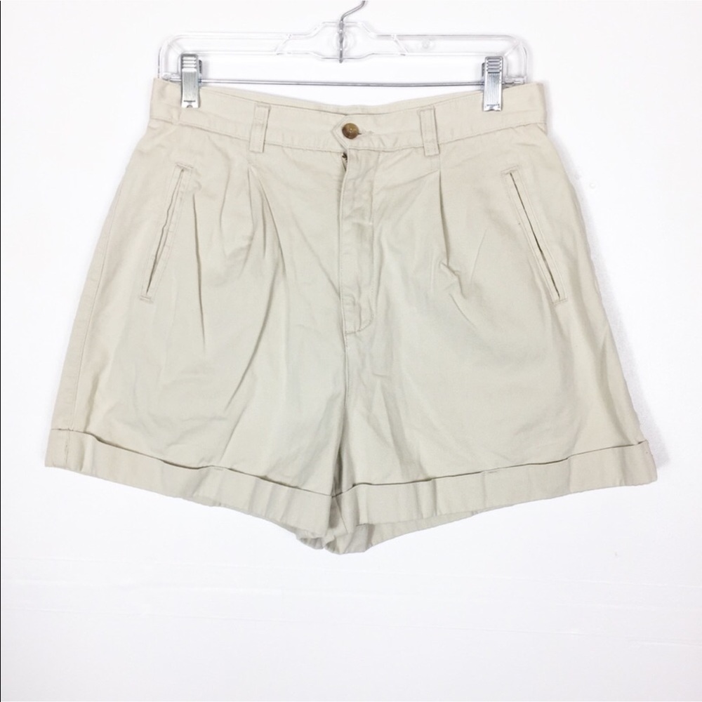 The Limited Khaki Highwaisted Chinos Shorts - Picture 7 of 8